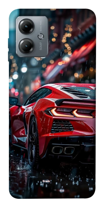 Чехол на Motorola Moto G14 Red sports car фото 1 из 1