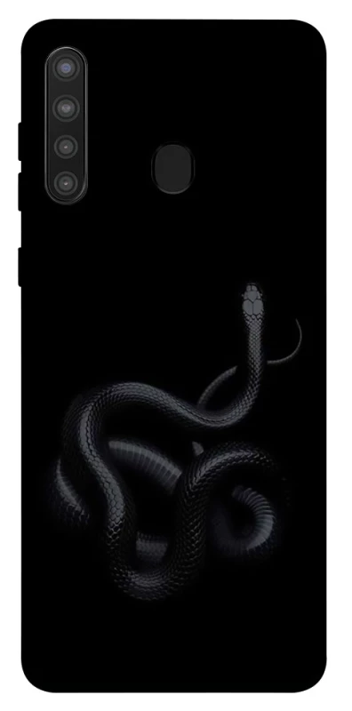 Чохол на Samsung Galaxy A21 Black snake фото 1 з 1