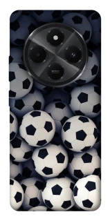 Чехол на Xiaomi Redmi A3 Pro Футбольные мячи фото 1 из 1
