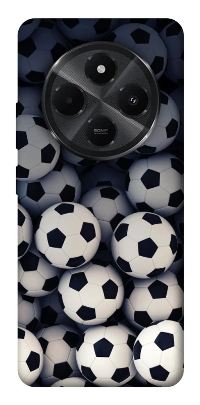 Чохол на Xiaomi Redmi A4 Футбольні м'ячи фото 1 з 1