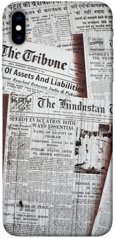 Чехол на Apple iPhone XS Max (6.5") Газеты фото 1 из 1