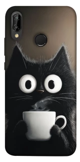 Чохол на Huawei P20 Lite morning cat фото 1 Чохол на Huawei P20 Lite morning cat фото 1 з 1