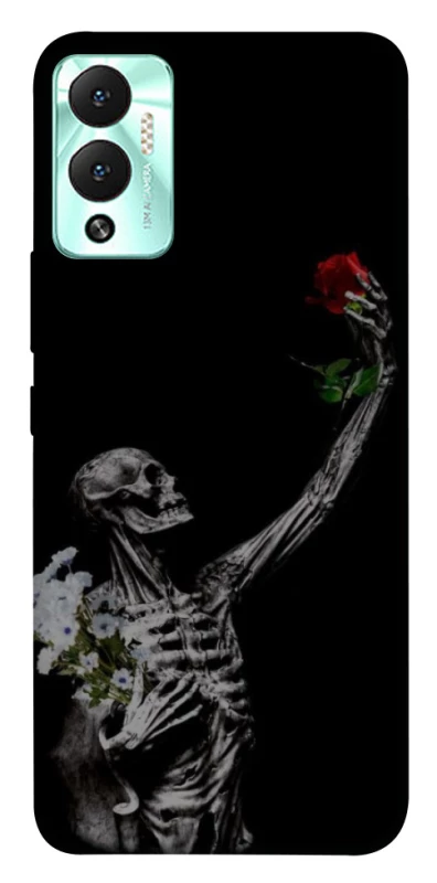 Чохол на Infinix Hot 12 Play Skeleton vs Rose фото 1 з 1