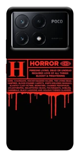 Чохол на Xiaomi Poco X6 Horror Halloween фото 1 з 1