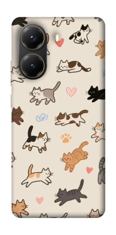 Чохол на Xiaomi Poco X7 Pro Cat style ver.2 фото 1 з 1