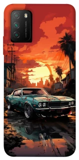 Чохол на Xiaomi Poco M3 Car at sunset фото 1 з 1