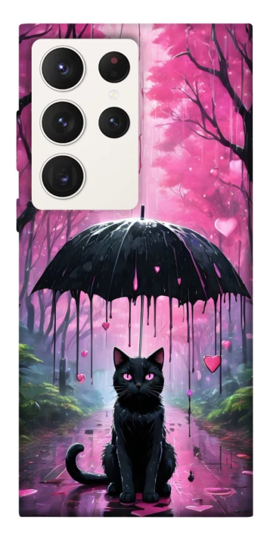 Чохол на Samsung Galaxy S23 Ultra Black cat фото 1 з 1