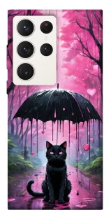 Чохол на Samsung Galaxy S23 Ultra Black cat фото 1 з 1