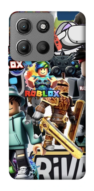 Чохол на Motorola Moto G15 4G Roblox collage ver.1 фото 1 з 1
