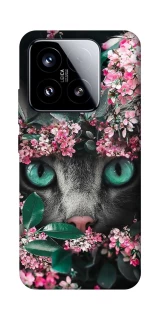 Чохол на Xiaomi 15 Кіт в квітах фото 1 з 1