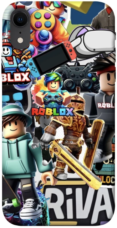 Чохол на Apple iPhone XR (6.1") Roblox collage ver.1 фото 1 з 1