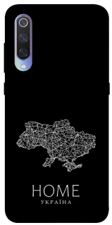 Чехол на Xiaomi Mi 9 Ukraine black map фото 1 из 1