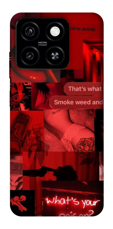 Чохол на ZTE Blade A55 4G Love collage ver.1 фото 1 з 1