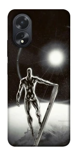 Чохол на Oppo A18 Срібний серфер фото 1 з 1