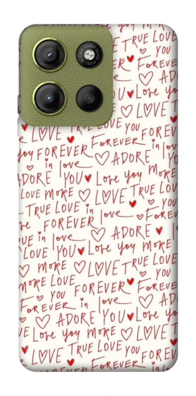 Чохол на Motorola Moto G15 4G Love aesthetic ver.4 фото 1 з 1