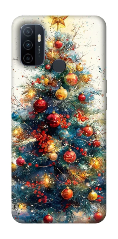 Чохол на Oppo A53 / A32 / A33 Новорічний v36 фото 1 з 1