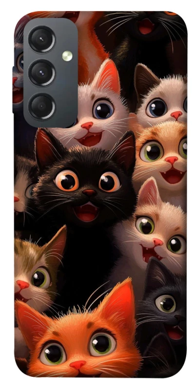 Чохол на Samsung Galaxy A24 4G happy cats фото 1 з 1