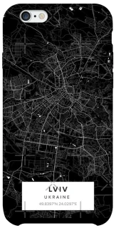 Чохол на Apple iPhone 6/6s (4.7") Lviv map ver.2 фото 1 з 1
