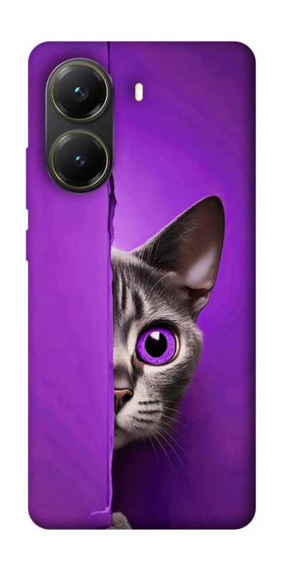 Чехол на Xiaomi Poco X7 Pro Кот-подглядыватель фото 1 из 1