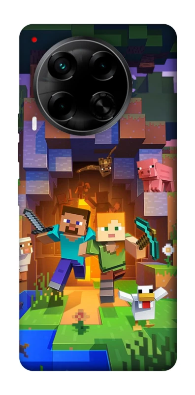 Чехол на TECNO Camon 30 (CL6) Minecraft game фото 1 из 1