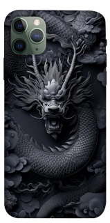 Чехол на Apple iPhone 11 Pro Max (6.5") black dragon фото 1 из 1