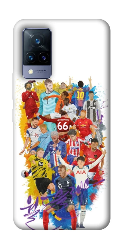 Чехол на Vivo V21 Football Abstract v2 фото 1 из 1