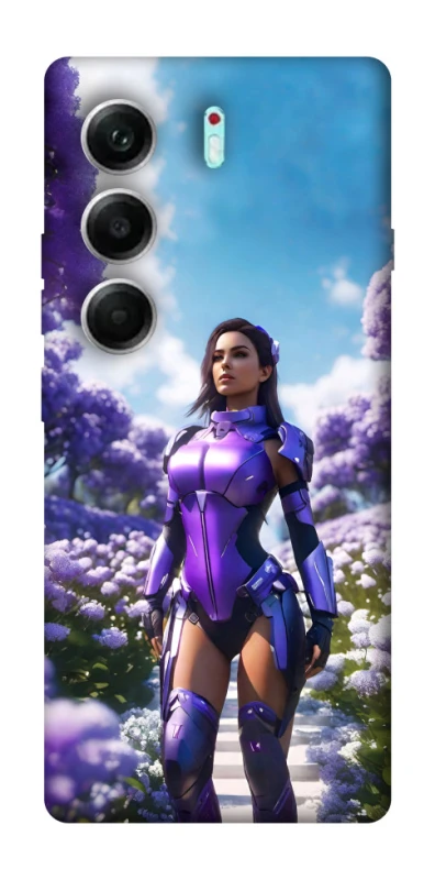 Чохол на Tecno Camon 40 Pro 5G Cyber space girl ver.4 фото 1 з 1
