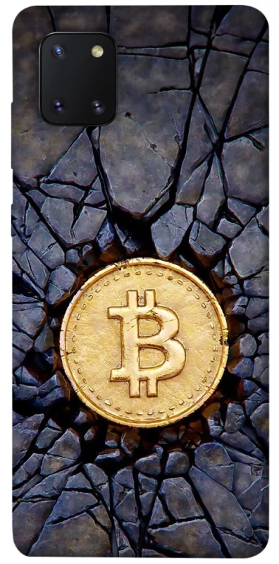 Чохол на Samsung Galaxy Note 10 Lite (A81) Bitcoin cracks фото 1 з 1