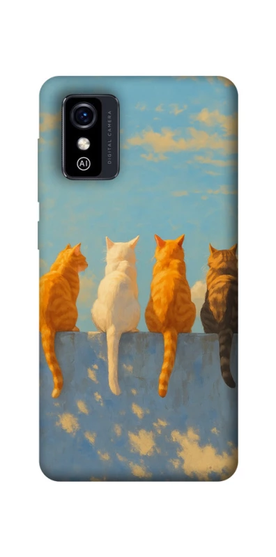 Чехол на ZTE Blade L9 cats on wall фото 1 Чехол на ZTE Blade L9 cats on wall фото 1 из 1