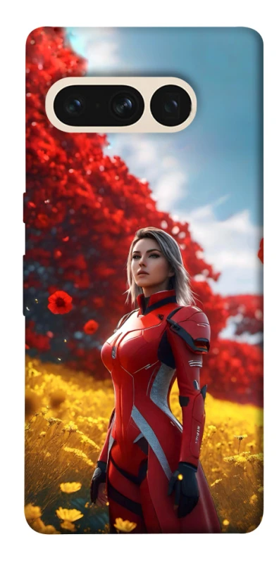 Чехол на Google Pixel 7 Pro Cyber space girl ver.5 фото 1 из 1