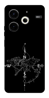 Чехол на TECNO Pova 6 Neo (LI6) Travel Map фото 1 Чехол на TECNO Pova 6 Neo (LI6) Travel Map фото 1 из 1