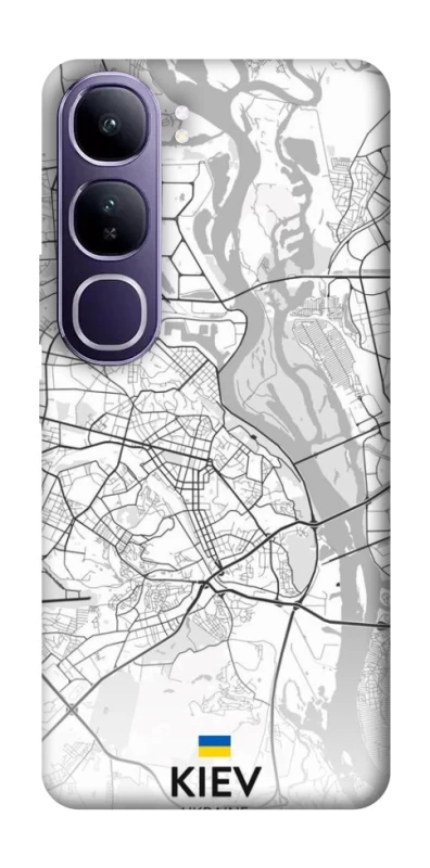 Чохол на Vivo Y300 Kiev white map фото 1 з 1