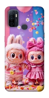 Чохол на Oppo A53 / A32 / A33 Labubu twins ver.2 фото 1 Чохол на Oppo A53 / A32 / A33 Labubu twins ver.2 фото 1 з 1