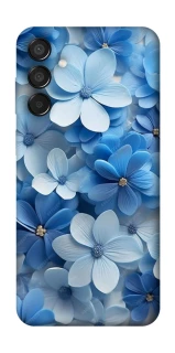 Чехол на Samsung Galaxy M15 5G Синие цветы фото 1 из 1