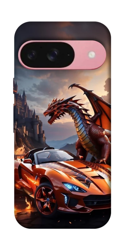 Чохол на Google Pixel 9 Сar and dragon фото 1 з 1