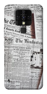 Чехол на TECNO Camon 16 SE Газеты фото 1 из 1