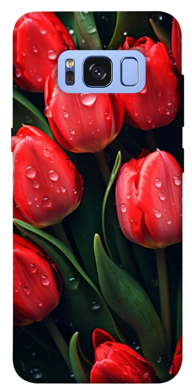 Чехол на Samsung G950 Galaxy S8 Красные тюльпаны фото 1 из 1