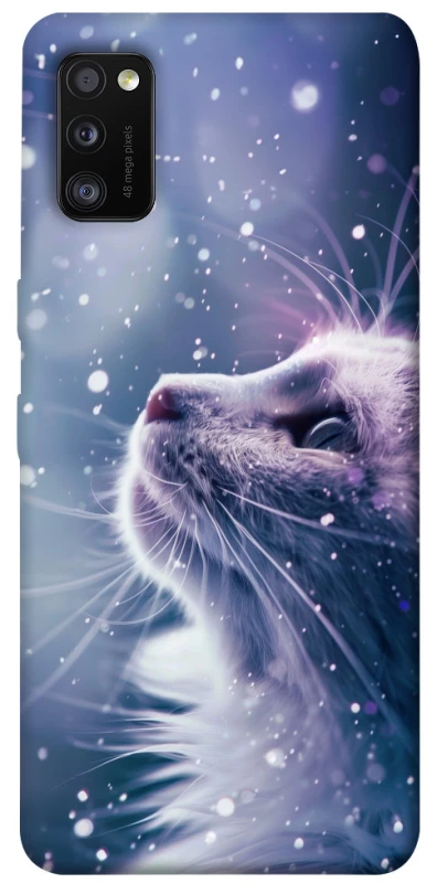 Чехол на Samsung Galaxy A41 Snow cat фото 1 из 1