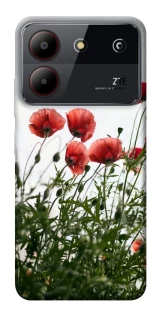 Чохол на ZTE Blade A54 4G Поле маків фото 1 з 1