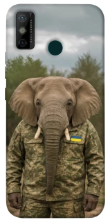 Чехол на TECNO Spark 6 Go Слон защитник фото 1 из 1