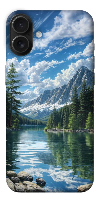Чехол на Apple iPhone 16 Plus River in the mountains фото 1 из 1