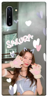 Чохол на Samsung Galaxy Note 10 Sakura - LE SSERAFIM фото 1 з 1