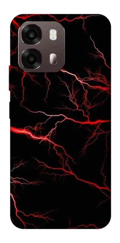 Чехол на Oppo A6 Красная молния фото 1 из 2