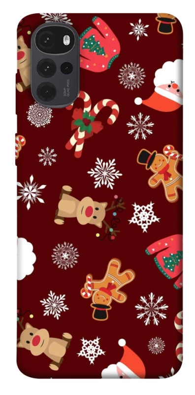 Чохол на Motorola Moto G22 Новорічний v6 фото 1 з 1