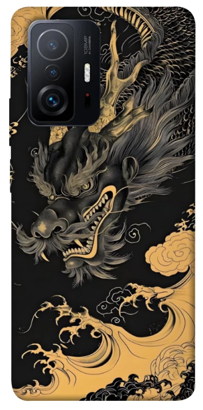 Чохол на Xiaomi 11T / 11T Pro gold dragon фото 1 з 1