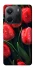 Чехол на Xiaomi Redmi Note 14 4G (Int. version) Красные тюльпаны фото 1 из 1