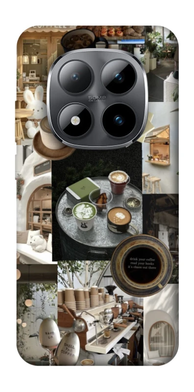 Чохол на Xiaomi Redmi Note 15 Pro 5G Coffee collage ver.4 фото 1 з 1