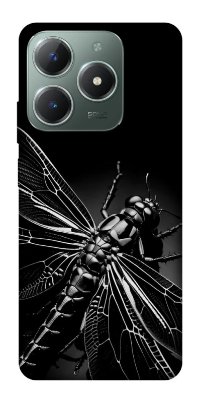 Чохол на Realme C61 Black dragonfly фото 1 з 1