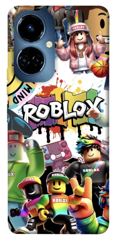Чохол на TECNO Camon 19 Pro Roblox Characters Collage фото 1 з 1