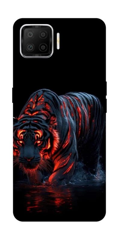 Чехол на Oppo A73 (2017) fire tiger фото 1 из 1